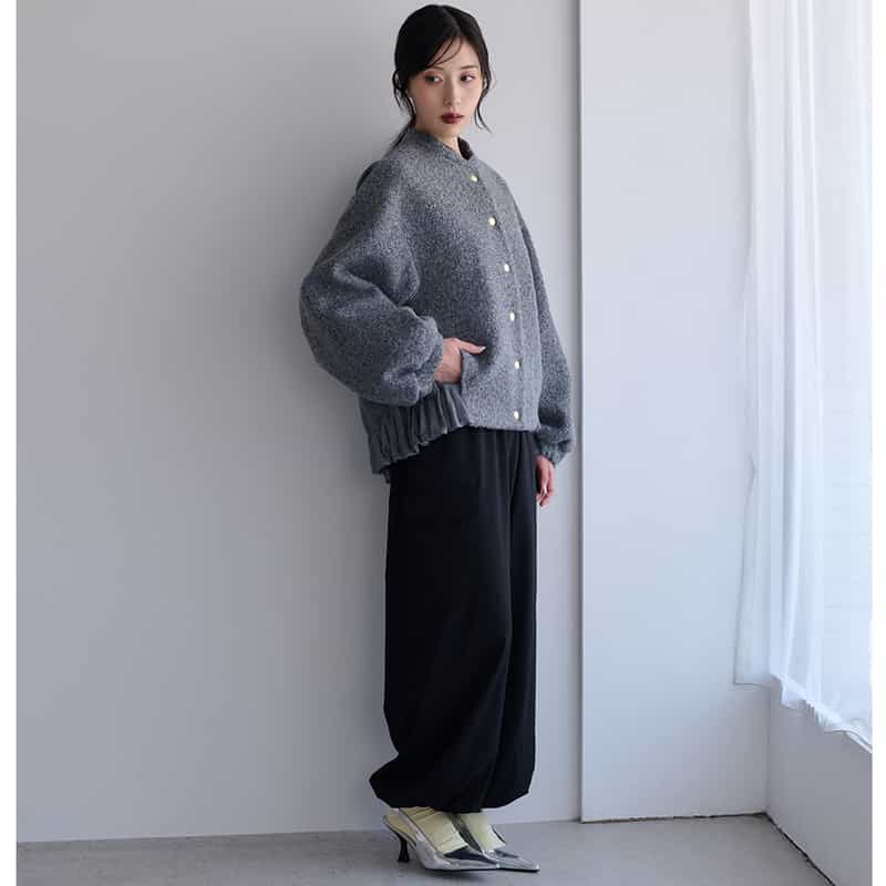 BARNEYS NEW YORK コンビネーション ブルゾン GRAY