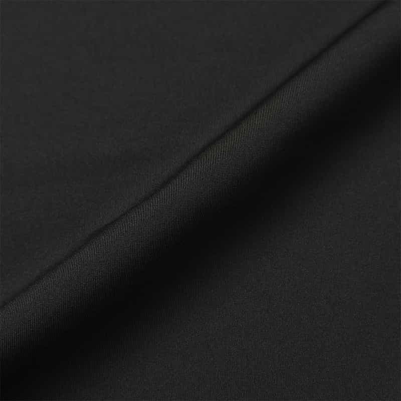 BARNEYS NEW YORK ウォッシャブル スクーバ素材 フリルスリーブ プルオーバー BLACK