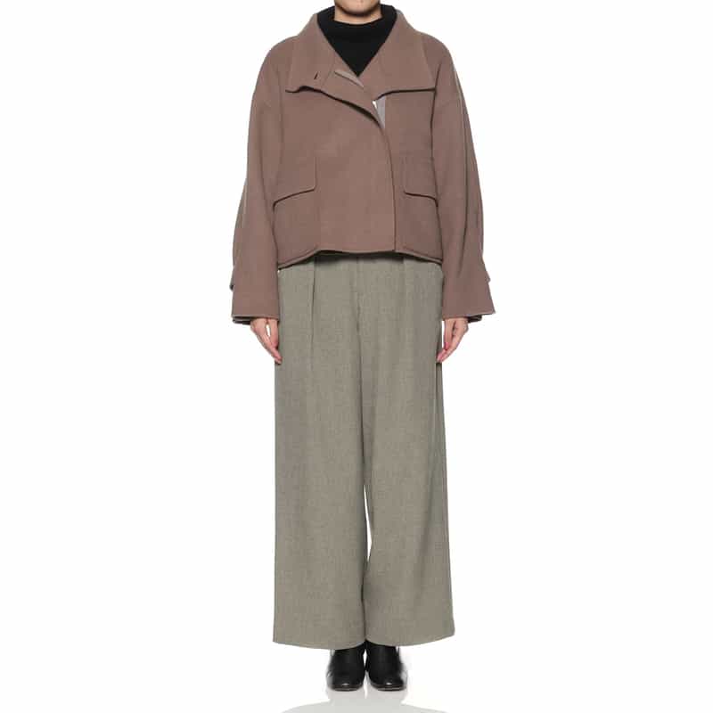 BARNEYS NEW YORK ワイドパンツ LIGHT GRAY