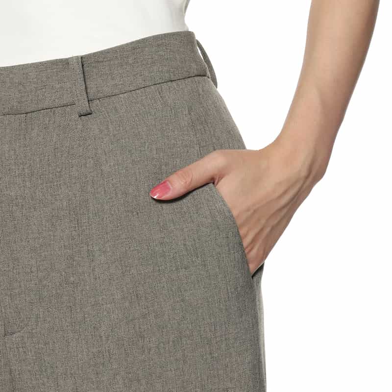 BARNEYS NEW YORK ワイドパンツ LIGHT GRAY