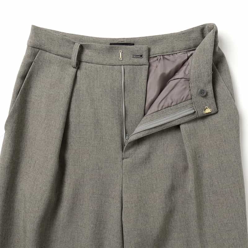 BARNEYS NEW YORK ワイドパンツ LIGHT GRAY
