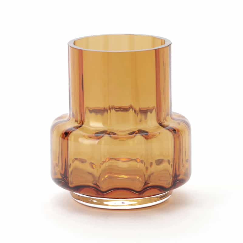 RO COLLECTION RO COLLECTION＜ローコレクション＞ フラワーベースNO.25（琥珀） BROWN
