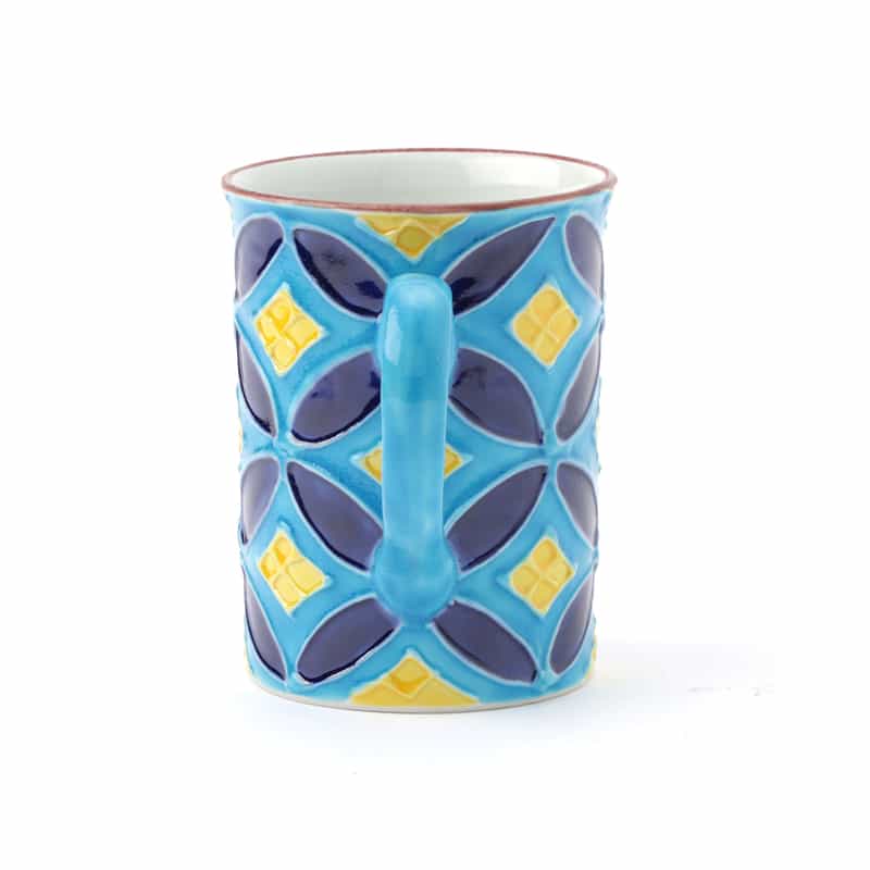 洸春陶苑 洸春陶苑＜コウシュントウエン＞ バーニーズ　ニューヨーク限定 清水焼 浅葱交趾七宝マグカップ BLUE