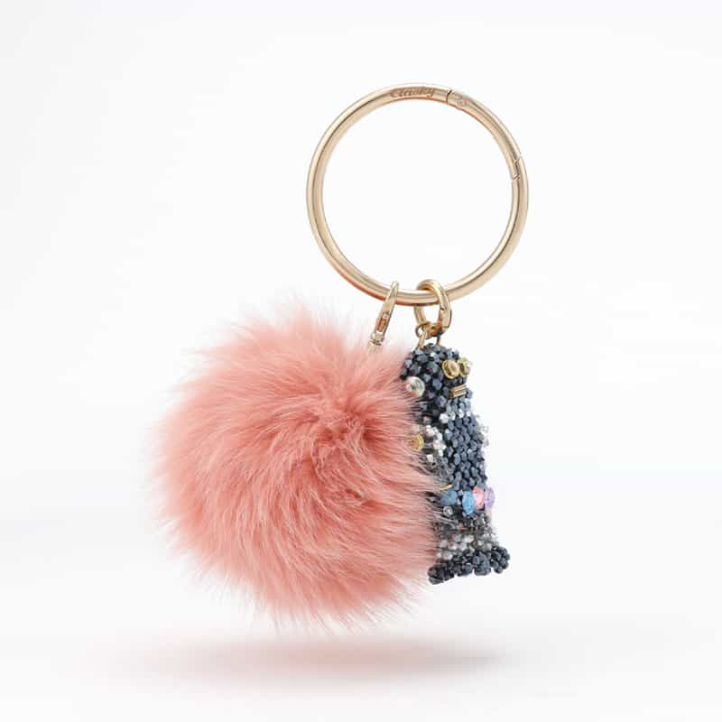 CLASKY CLASKY＜クラスキー＞ バーニーズ　ニューヨーク限定 ファーチャーム PINK