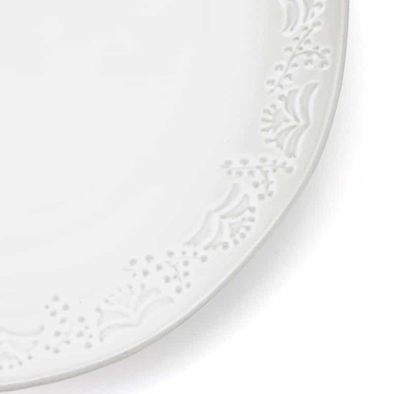 POTPURRI POTPURRI＜ポトペリー＞ レリーフプレート（M） WHITE