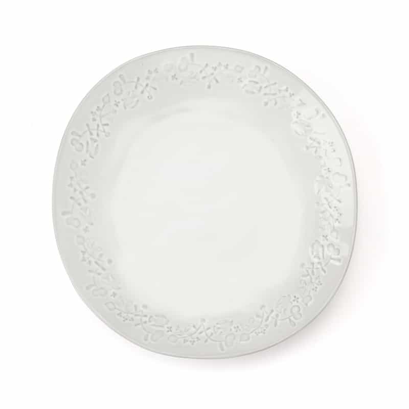 POTPURRI POTPURRI＜ポトペリー＞ レリーフプレート（L） WHITE