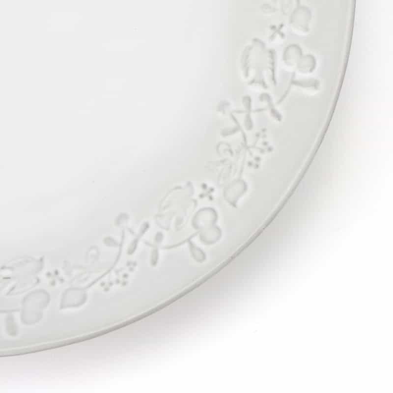 POTPURRI POTPURRI＜ポトペリー＞ レリーフプレート（L） WHITE