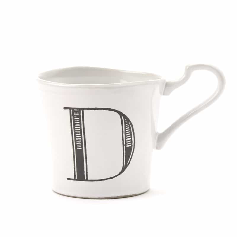 POTPURRI POTPURRI＜ポトペリー＞ バーニーズニューヨーク限定 マグカップ "D" WHITE
