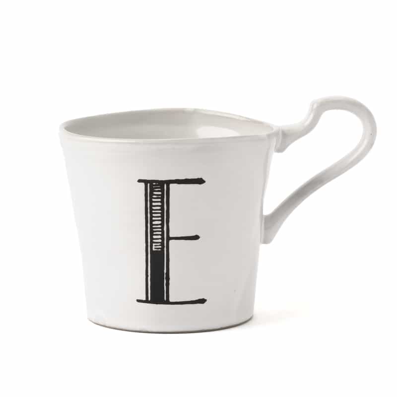 POTPURRI POTPURRI＜ポトペリー＞ バーニーズニューヨーク限定 マグカップ "E" WHITE