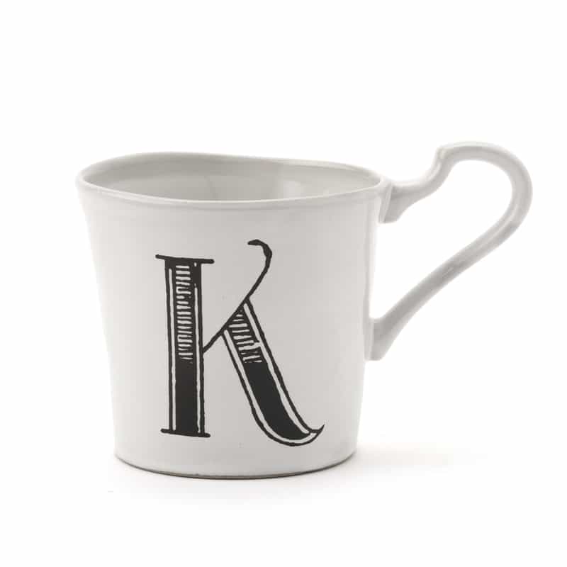 POTPURRI POTPURRI＜ポトペリー＞ バーニーズニューヨーク限定 マグカップ "K" WHITE
