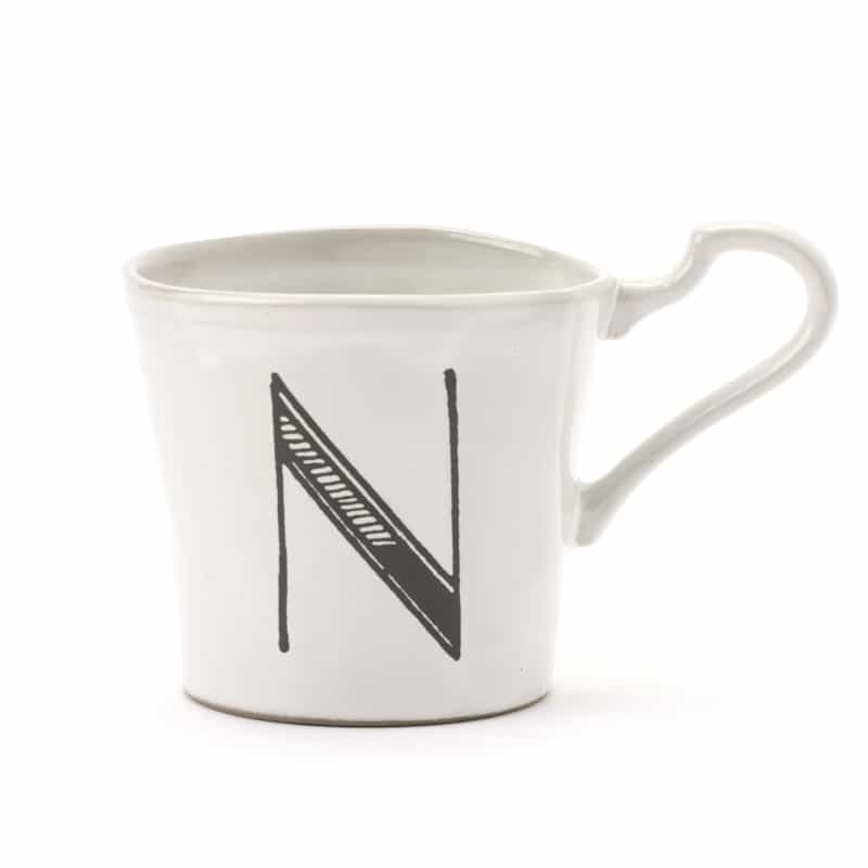 POTPURRI POTPURRI＜ポトペリー＞ バーニーズニューヨーク限定 マグカップ "N" WHITE