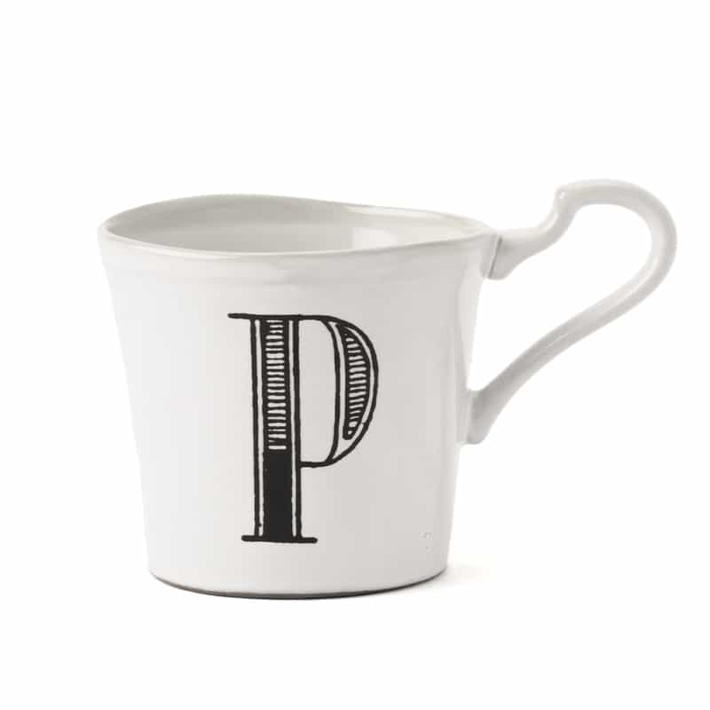 POTPURRI POTPURRI＜ポトペリー＞ バーニーズニューヨーク限定 マグカップ "P" WHITE