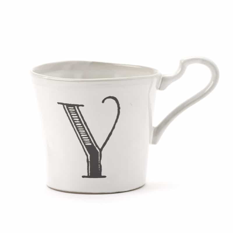 POTPURRI POTPURRI＜ポトペリー＞ バーニーズニューヨーク限定 マグカップ "Y" WHITE