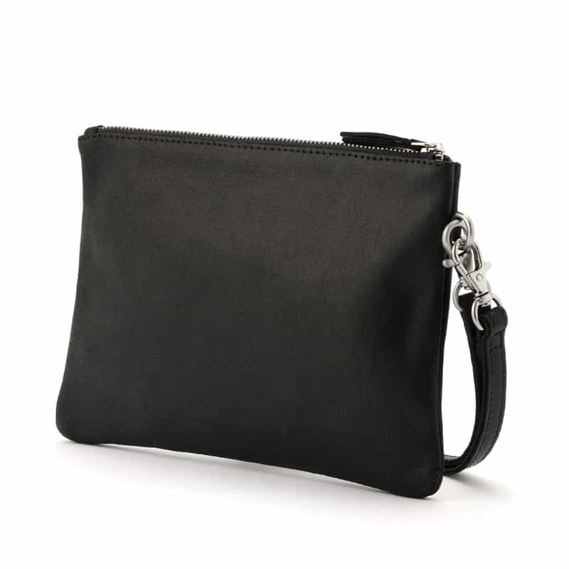 MORPHEE MORPHEE＜モルフェ＞ レザーポーチ BLACK