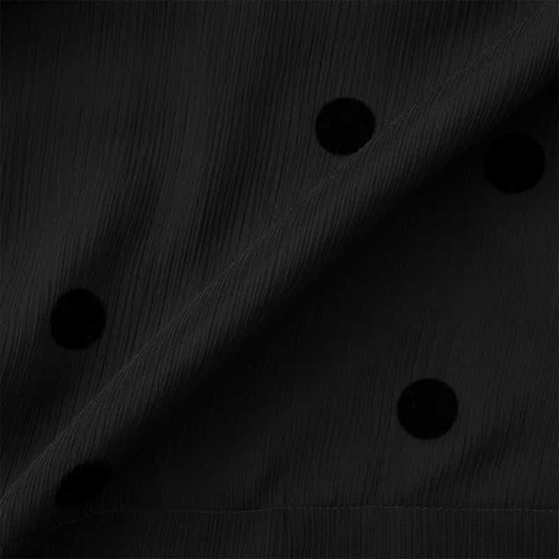 BARNEYS NEW YORK ウォッシャブル シアーボウタイブラウス（インナーキャミソール付き） BLACK