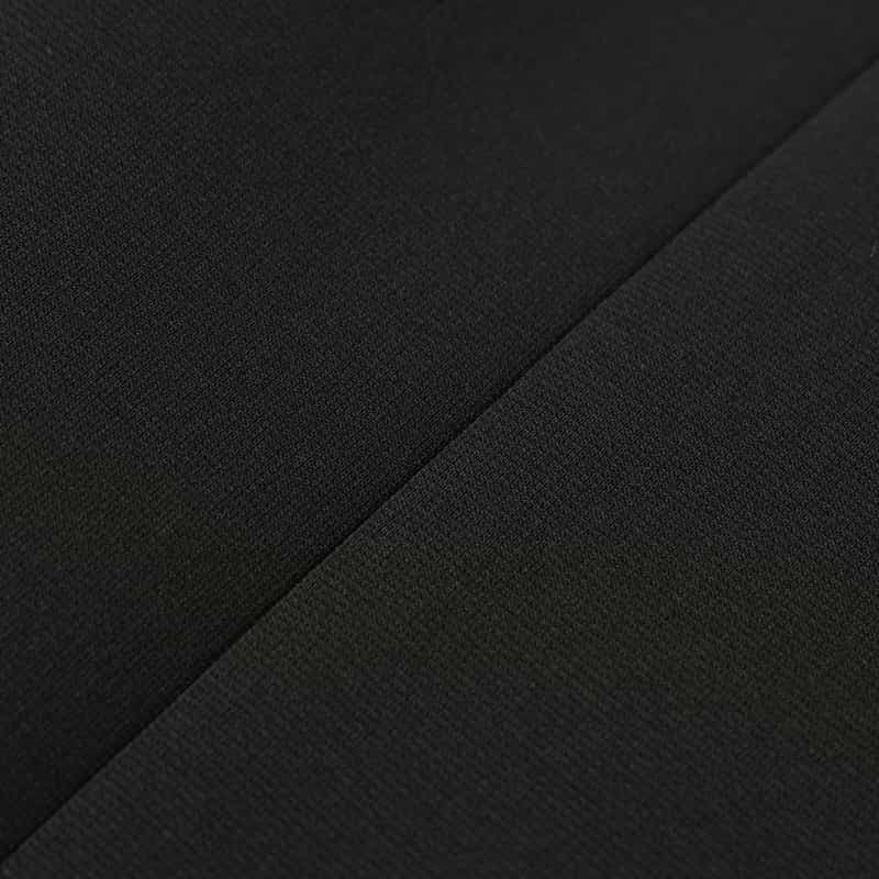 BARNEYS NEW YORK ウォッシャブル スリット入りクロップドパンツ BLACK