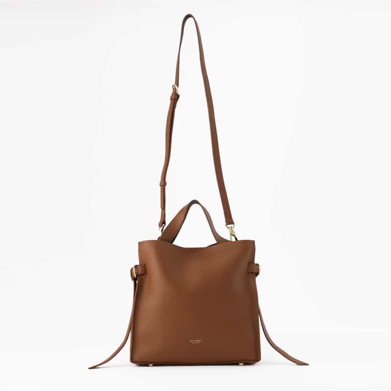 VIOLAD’ORO VIOLAD’ORO ＜ヴィオラドーロ＞ ミニトートバッグ BROWN