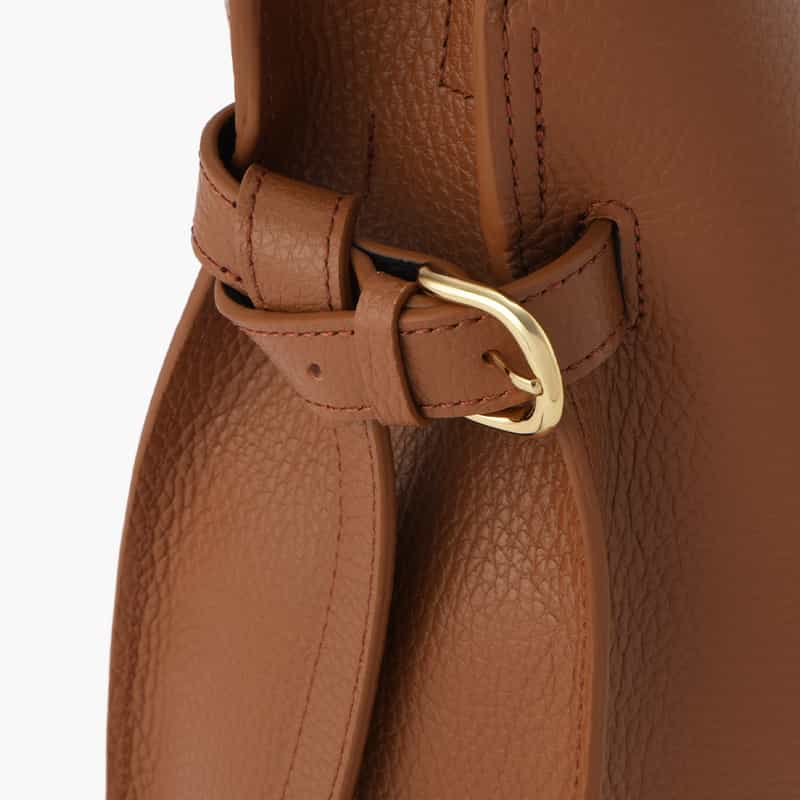 VIOLAD’ORO VIOLAD’ORO ＜ヴィオラドーロ＞ ミニトートバッグ BROWN