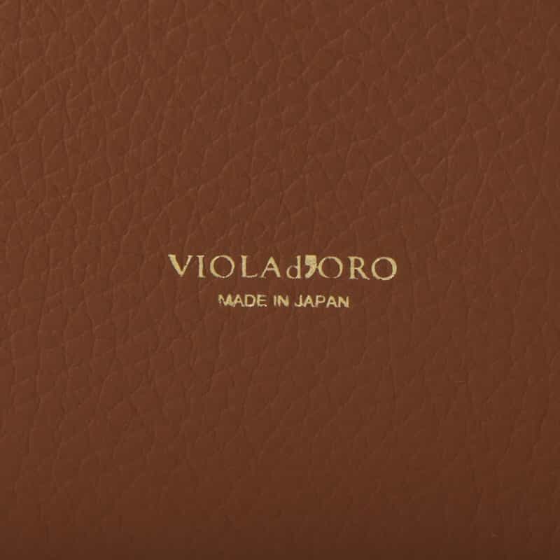 VIOLAD’ORO VIOLAD’ORO ＜ヴィオラドーロ＞ ミニトートバッグ BROWN