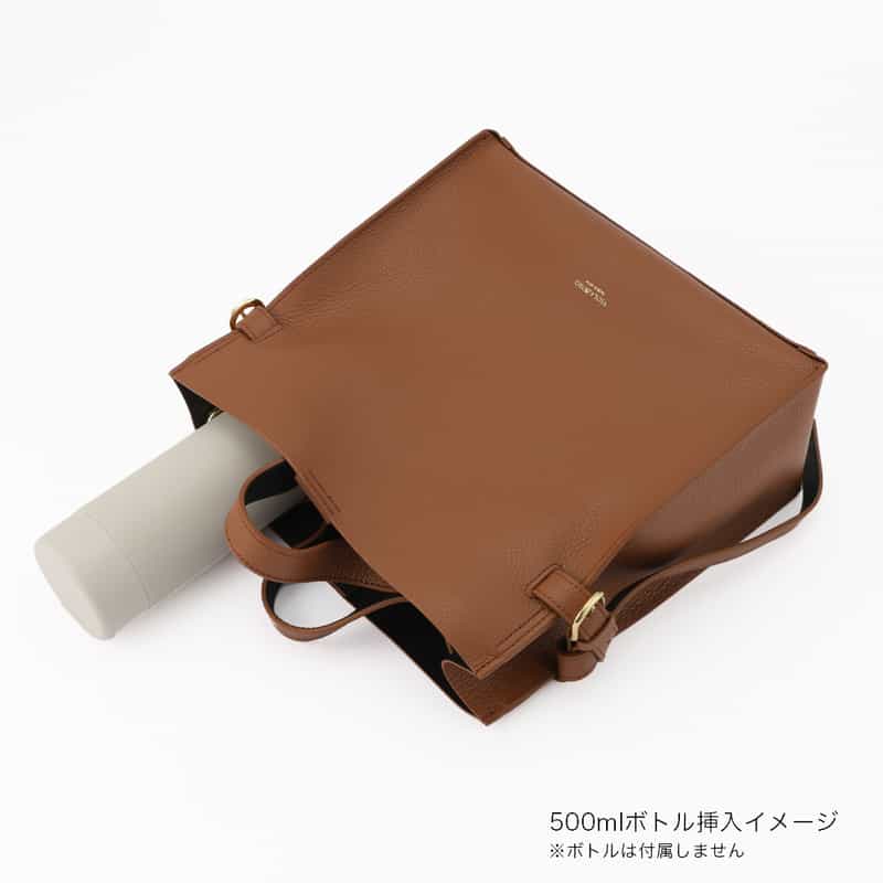 VIOLAD’ORO VIOLAD’ORO ＜ヴィオラドーロ＞ ミニトートバッグ BROWN
