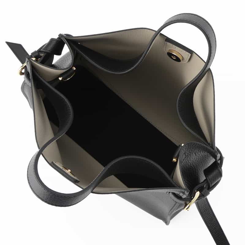 VIOLAD’ORO VIOLAD’ORO ＜ヴィオラドーロ＞ ミニトートバッグ BLACK