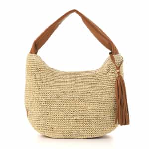 VIOLAD’ORO ＜ヴィオラドーロ＞ アバカ素材 ワンハンドルバッグ