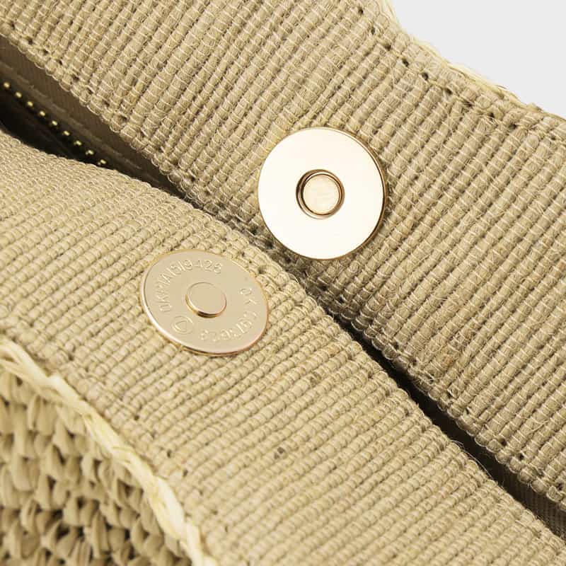 VIOLAD’ORO VIOLAD’ORO ＜ヴィオラドーロ＞ ラフィア素材 ミニトートバッグ BEIGE