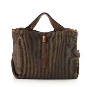 VIOLAD’ORO ＜ヴィオラドーロ＞ 異素材コンビネーション ミニトートバッグ