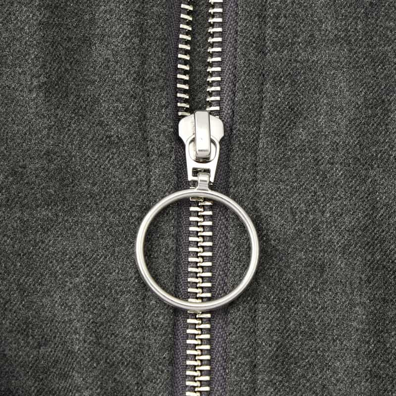 BARNEYS NEW YORK セットアップ ツイル素材 タックブルゾン GRAY