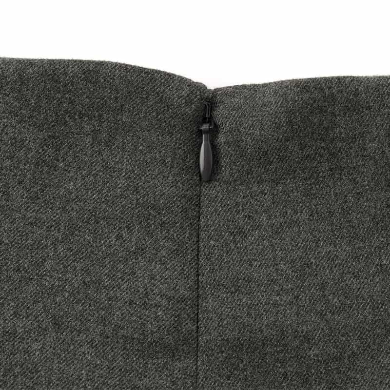 BARNEYS NEW YORK セットアップ ツイル素材  タックパンツ GRAY