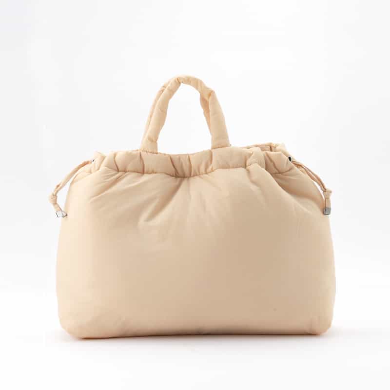 BARNEYS NEW YORK 2WAYナイロントートバッグ BEIGE