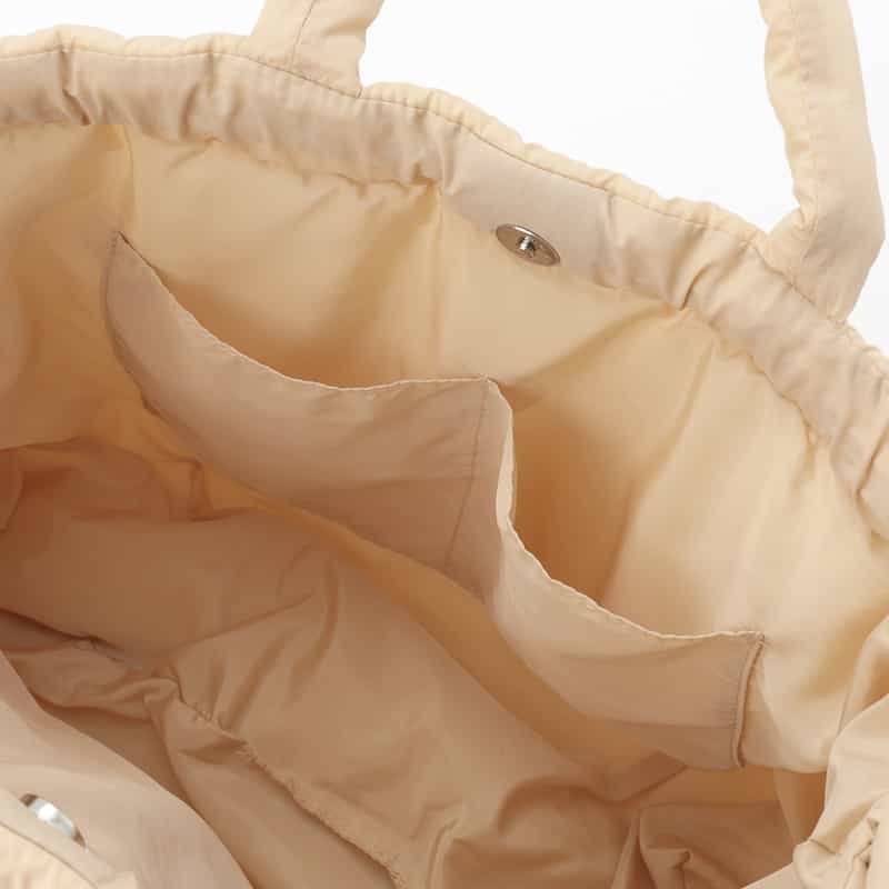 BARNEYS NEW YORK 2WAYナイロントートバッグ BEIGE