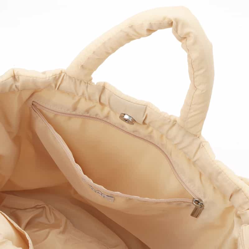 BARNEYS NEW YORK 2WAYナイロントートバッグ BEIGE