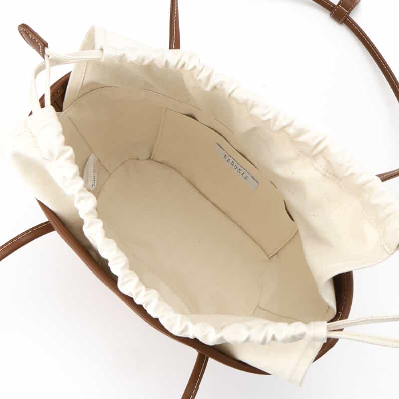 BARNEYS NEW YORK キャンバス素材トートバッグ BROWN
