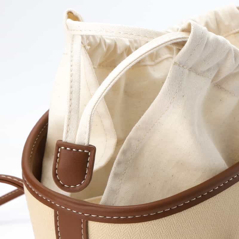 BARNEYS NEW YORK キャンバス素材トートバッグ BROWN