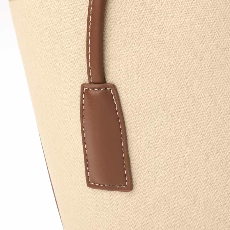BARNEYS NEW YORK キャンバス素材トートバッグ BROWN