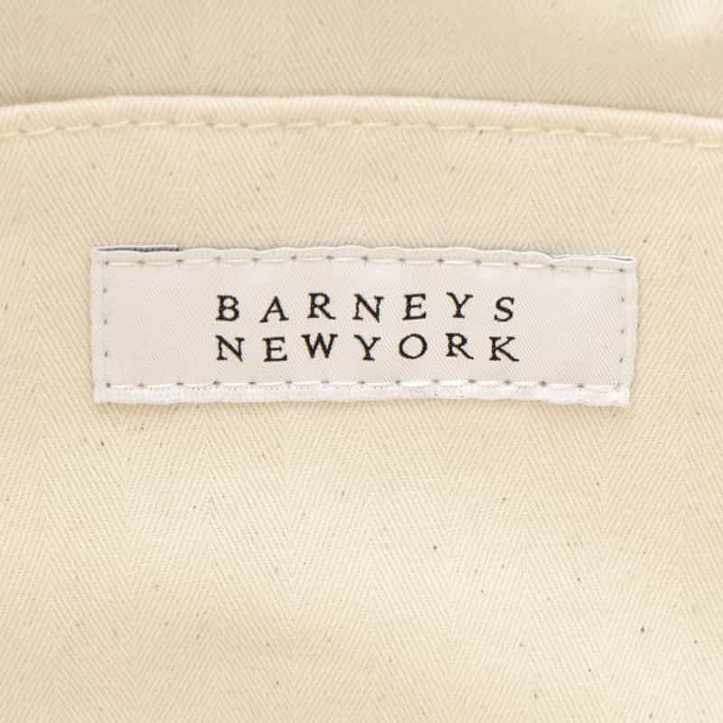 BARNEYS NEW YORK キャンバス素材トートバッグ BROWN