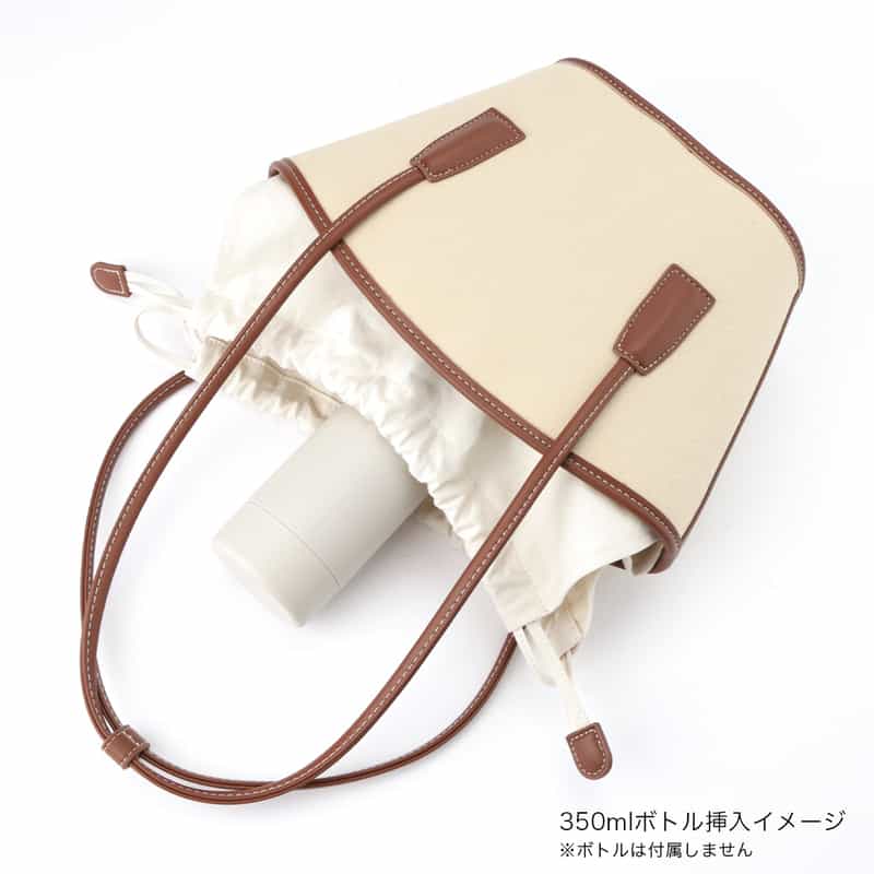 BARNEYS NEW YORK キャンバス素材トートバッグ BROWN