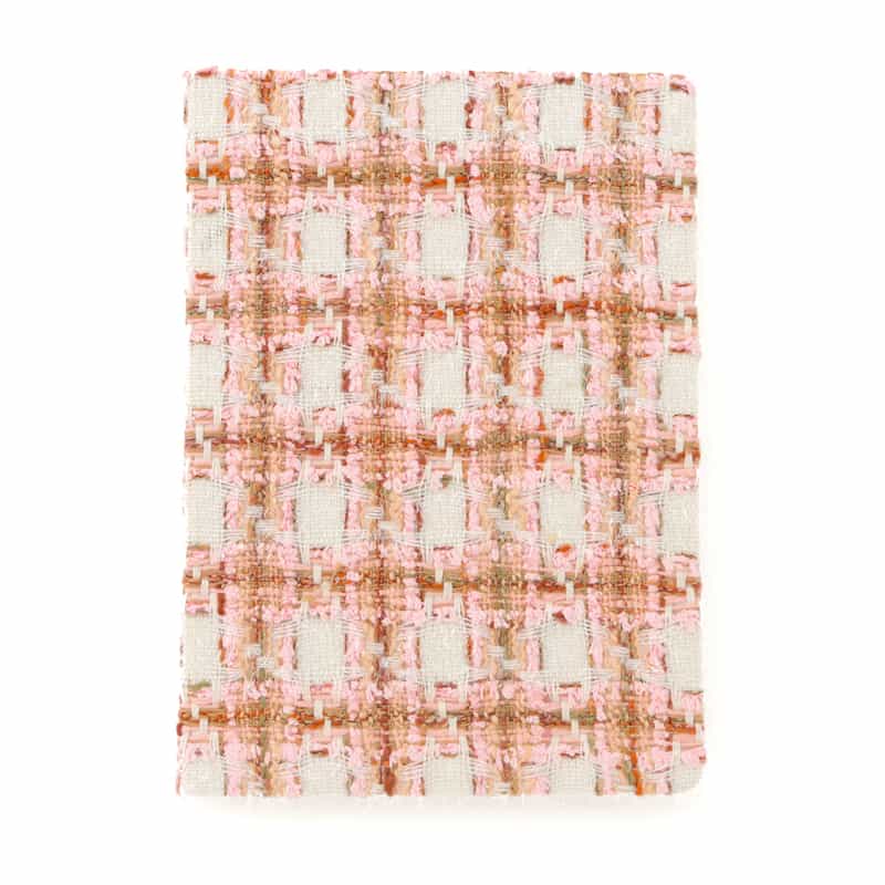 BARNEYS NEW YORK ツイード素材 天金加工ノートブック PINK
