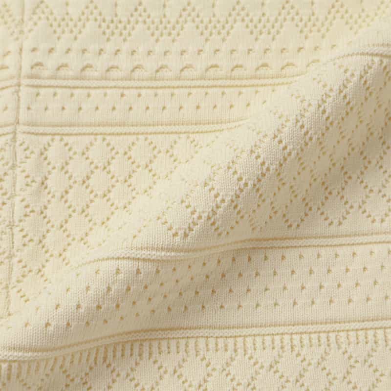 BARNEYS NEW YORK ウォッシャブル ジャカードニットボレロ IVORY