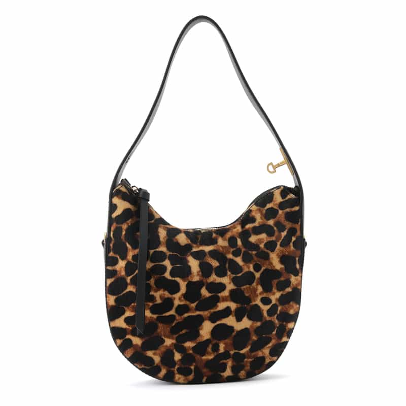 BARNEYS NEW YORK レオパード柄ショルダーバッグ BEIGE