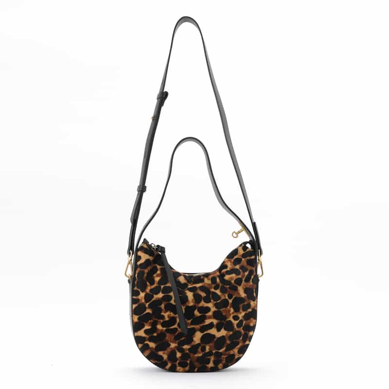 BARNEYS NEW YORK レオパード柄ショルダーバッグ BEIGE