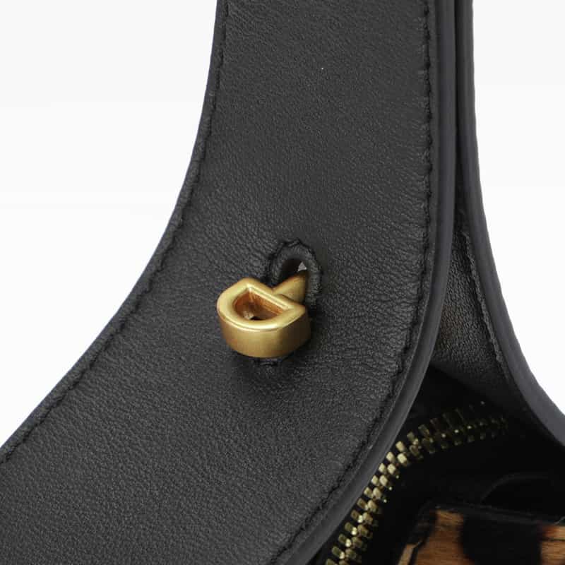 BARNEYS NEW YORK レオパード柄ショルダーバッグ BEIGE