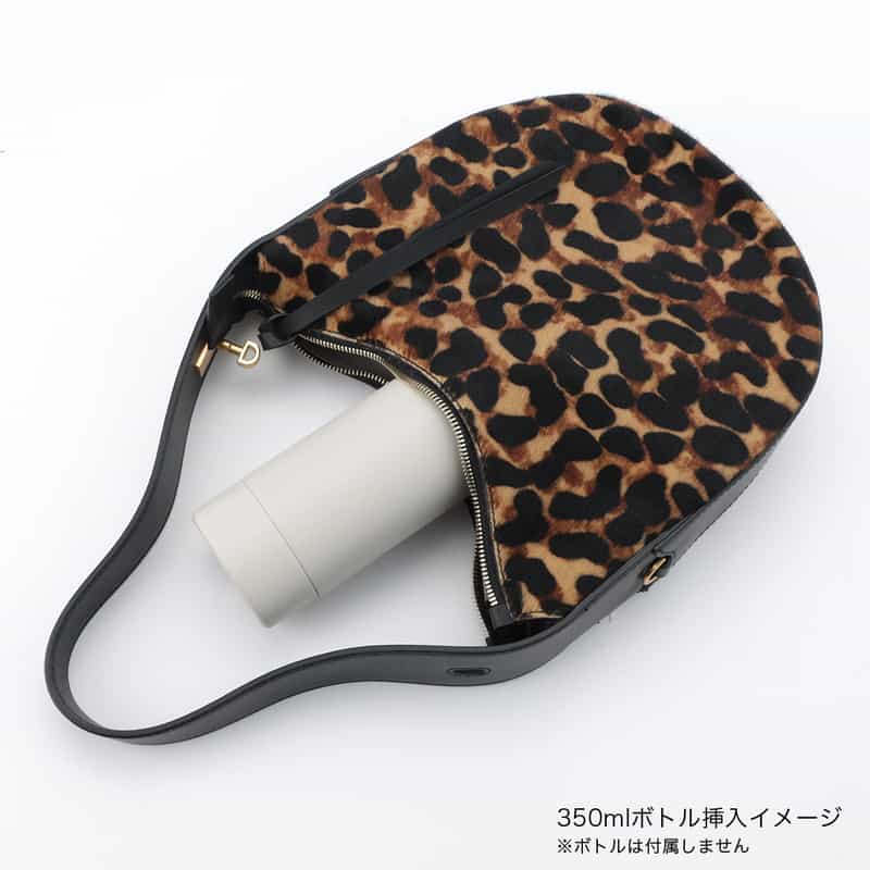 BARNEYS NEW YORK レオパード柄ショルダーバッグ BEIGE