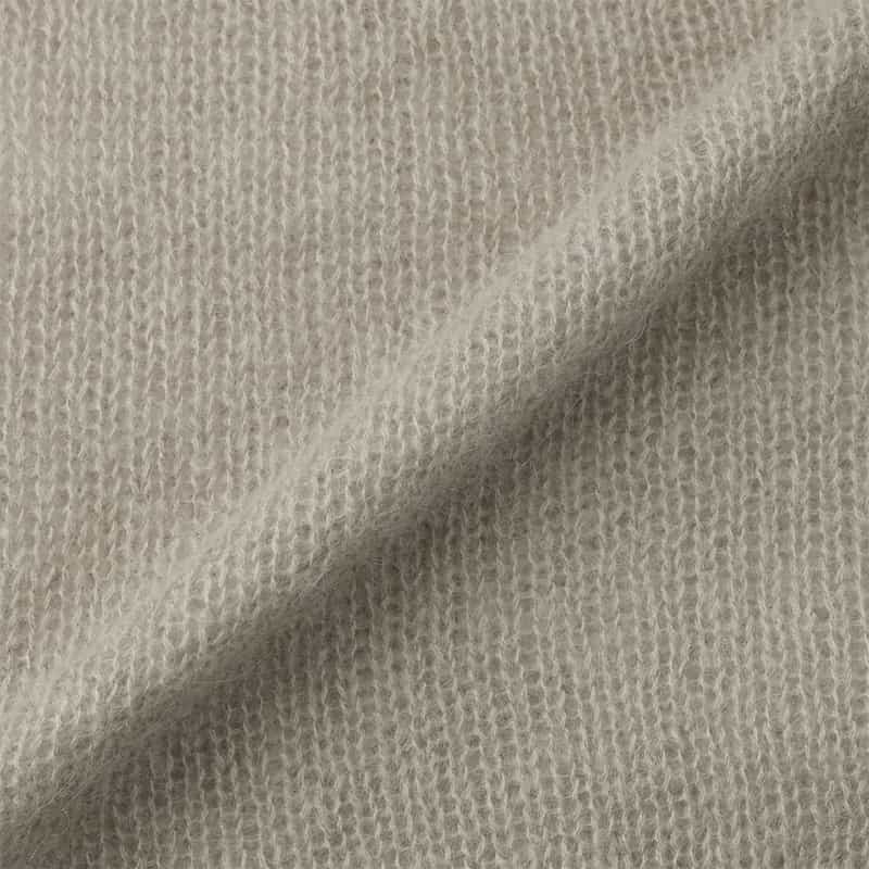 BARNEYS NEW YORK ウォッシャブル シャーリングデザイン シアーニットプルオーバー BEIGE