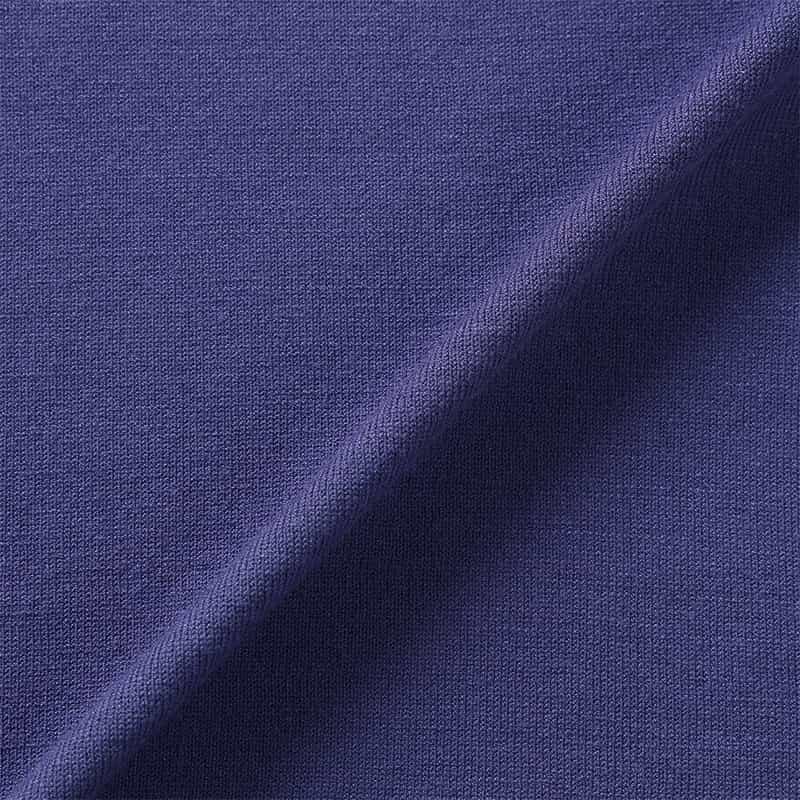 BARNEYS NEW YORK ウォッシャブル バルーンスリーブ ニットドレス PURPLE