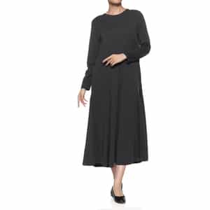 ウォッシャブル フレアドレス