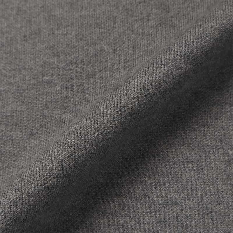 BARNEYS NEW YORK セットアップ ウォッシャブル ハイネックニットプルオーバー DARK GRAY