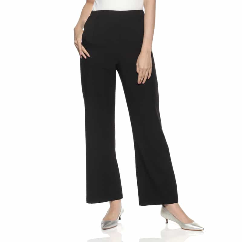 ウォッシャブル セミフレアパンツ