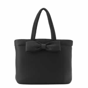 リボン付きトートバッグ